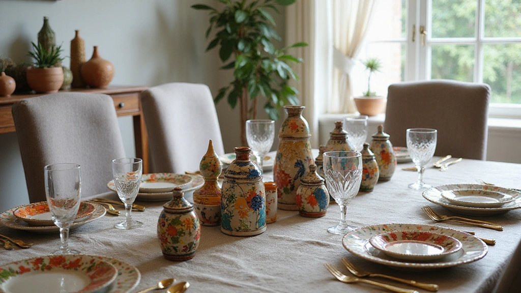 ¡Descubre los 10 Centros de Mesa de Cerámica que Transformarán Tu Comedor en un Sueño!