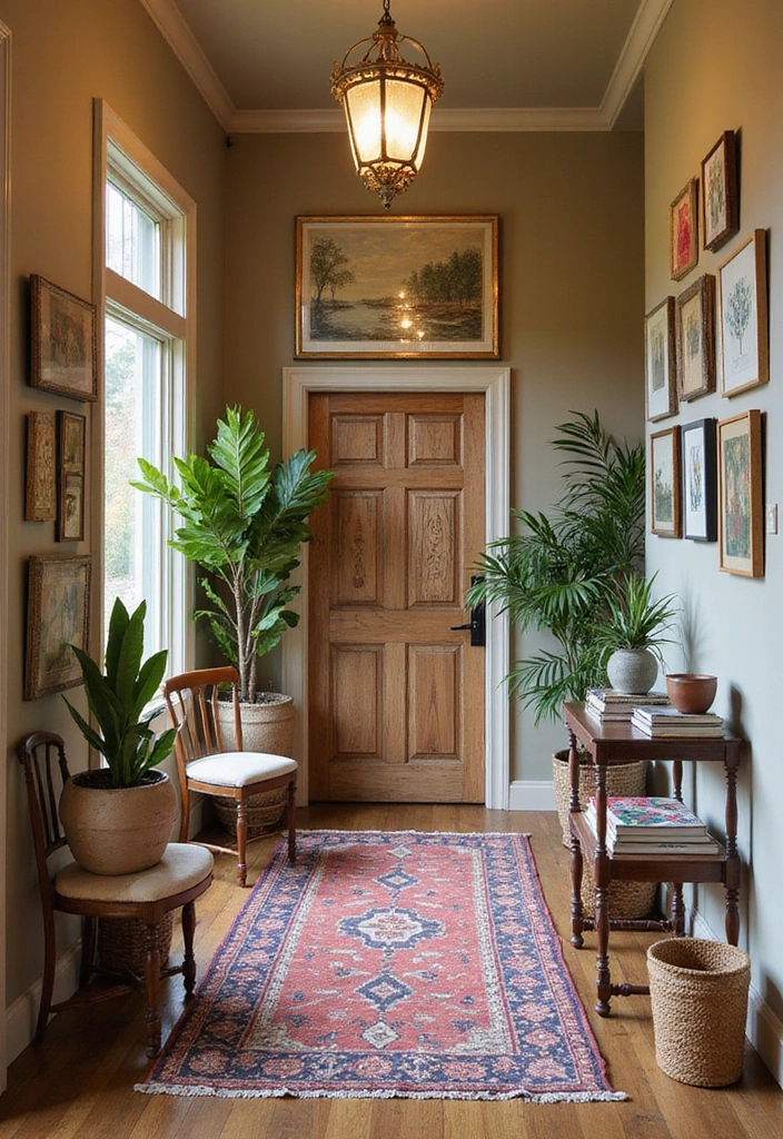 12-Formas-de-Incorporar-Arte-en-Tu-Hall-de-Entrada-El-3-Es-un-Must-Have ...