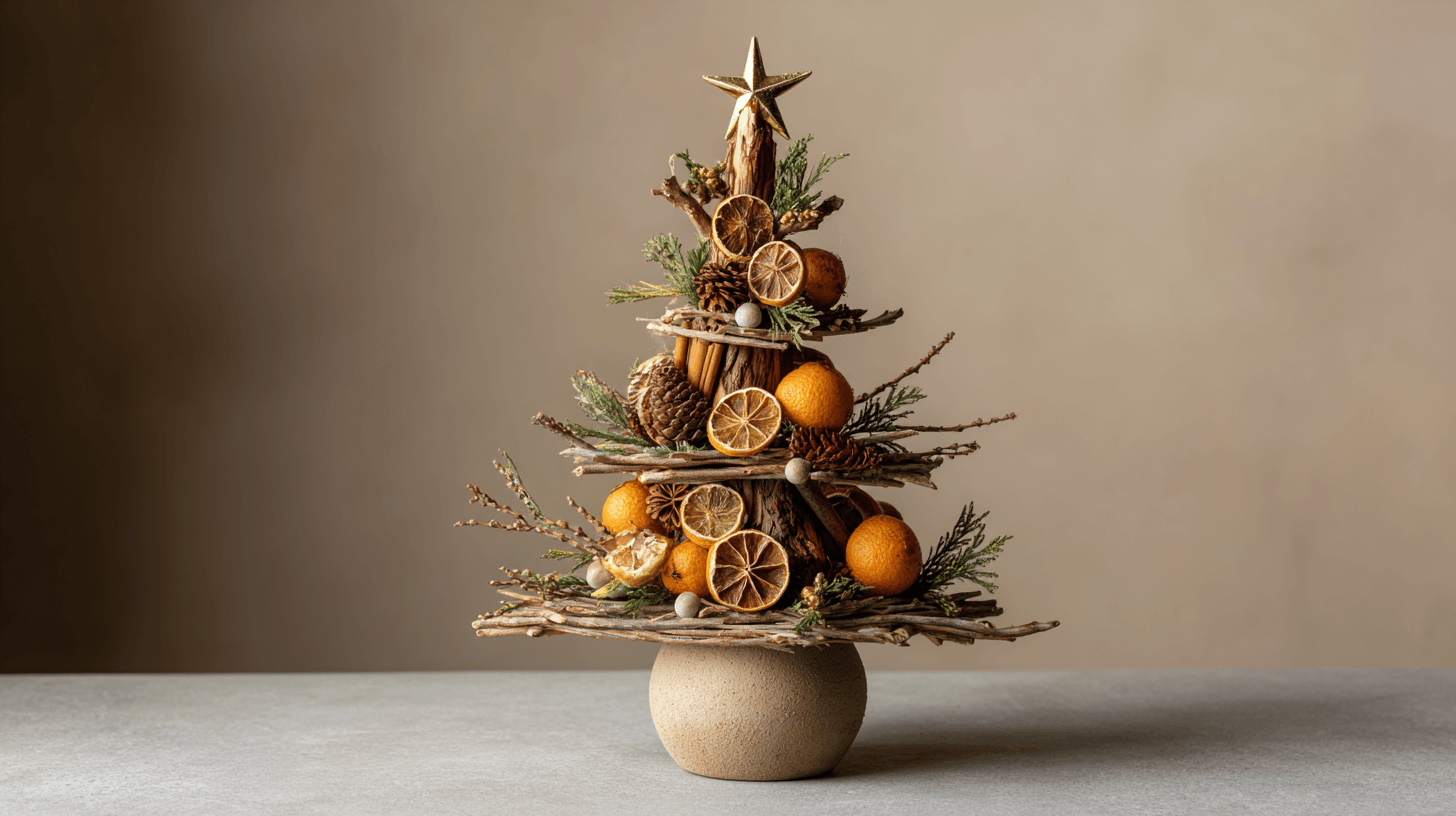 Árboles de Navidad con Ramas Secas: 10 Ideas Elegantes y Naturales (El Número 4 Sorprende)