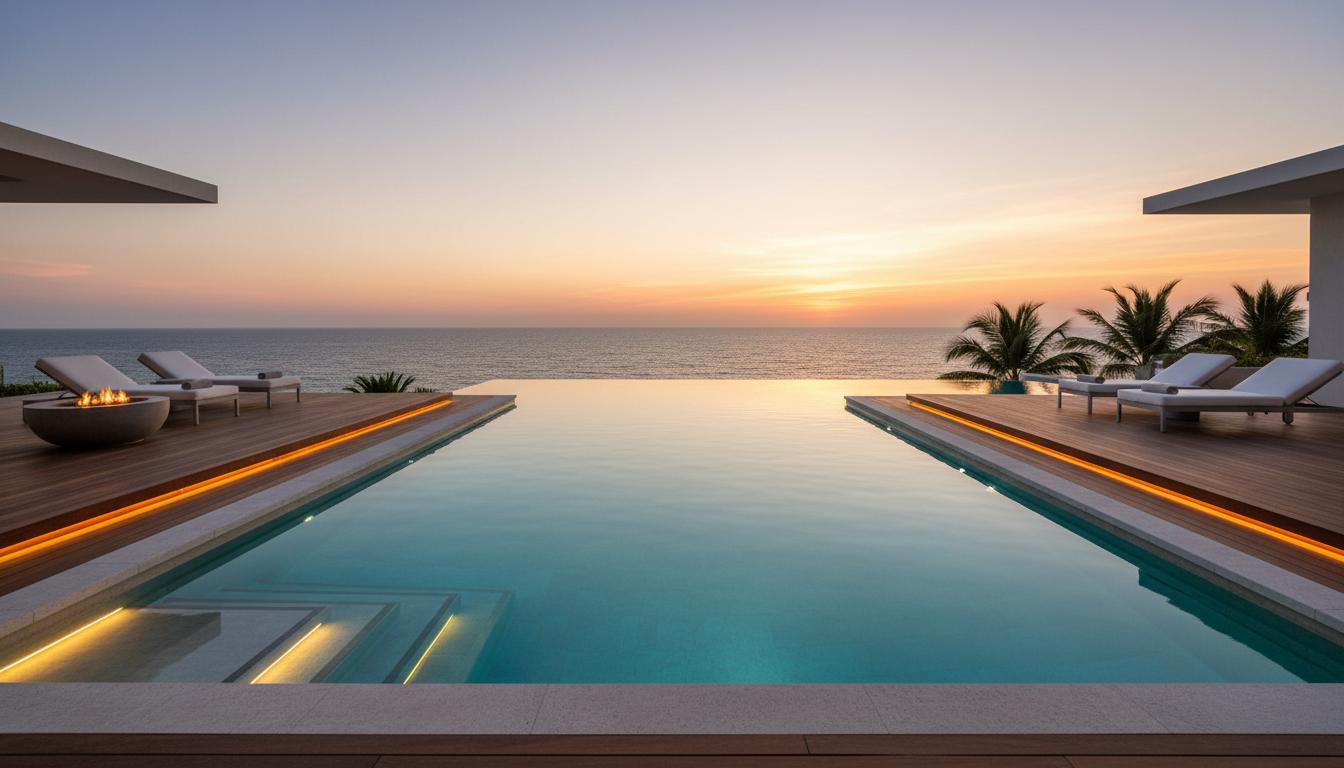 10 tendencias en piscinas rectangulares modernas que arrasan este año (la #3 es viral)